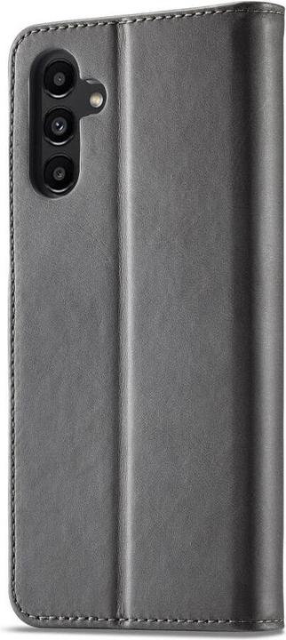 Produktbild LC.Imeeke Galaxy A35 - Leder Etui Hülle grau (Samsung Galaxy A35)