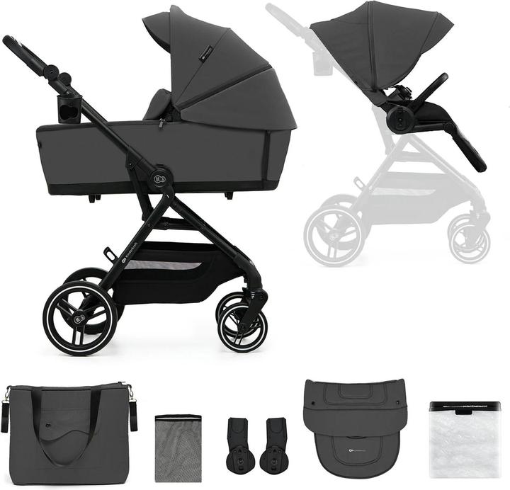 Produktbild KinderKraft Kinderwagen YOXI 2in1 Moonlight Grey