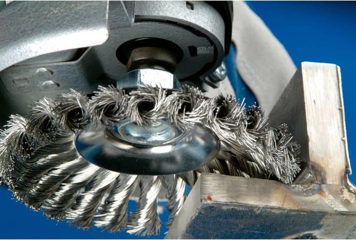 Actual product image Pferd Knotted cone brush KBG Ø 125 x 15 mm M14 wire 0,50 for angle grinder 1 pc.