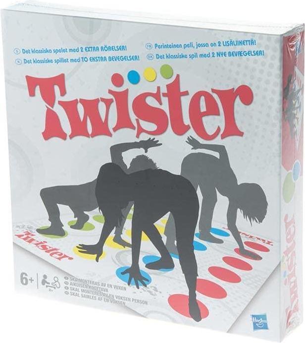 Image du produit Hasbro Gaming Jeu Twister Twister (Danois, Finlandais, Islandais, Norvégien, Suédois)