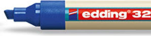 Produktbild Edding Flipchart Marker 32 (Blau, 1 mm, 1 x)