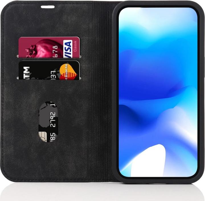 Actual product image Cover-Discount iPhone 15 - MagSafe Flip Case RFID black (Apple iPhone 15)