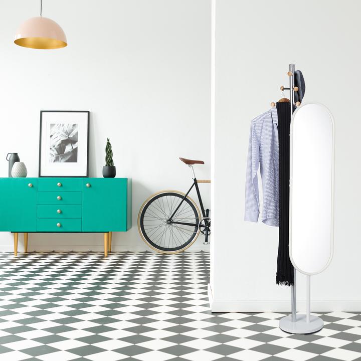 Immagine prodotto Relaxdays Appendiabiti con specchio