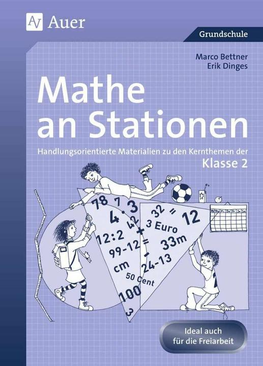 Produktbild Mathe an Stationen. Klasse 2 (Deutsch, Erik Dinges, Marco Bettner, 2021)