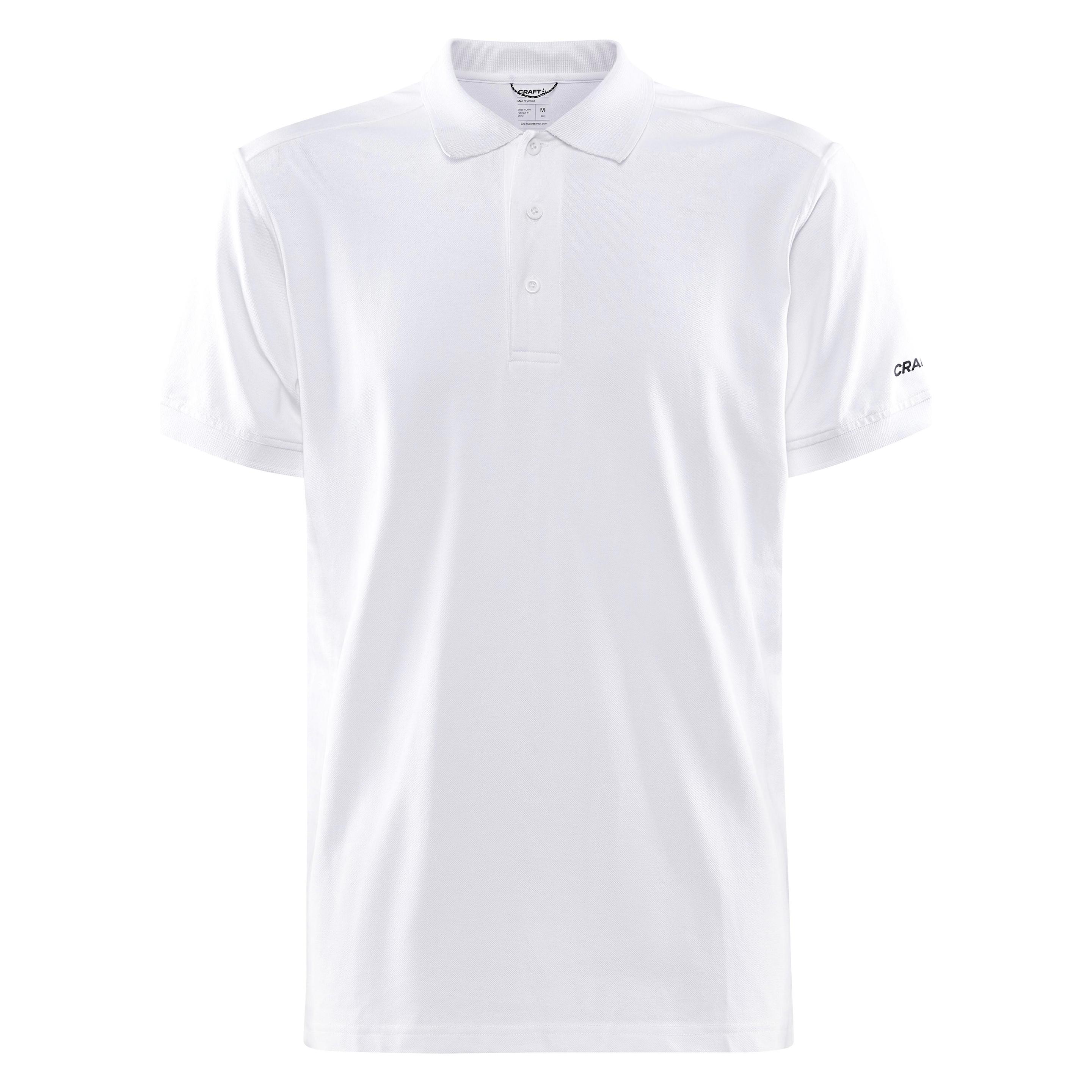 Craft, Herren, Shirts, Core Blend Polo Shirt M, Weiss, (L)
