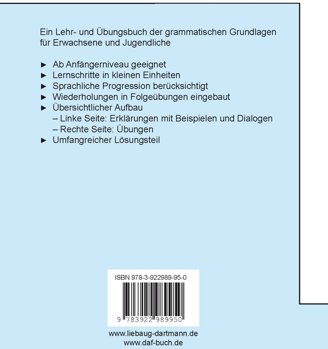 Actual product image Deutsche Grammatik in kleinen Schritten (German, Stephan Lübke, 2017)