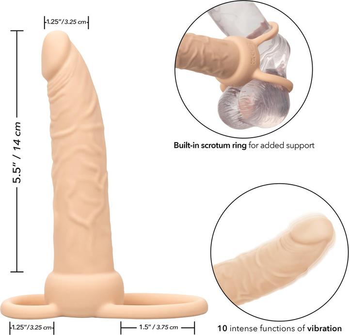 Image du produit CalExotics Performance Maxx™ Pénétrateur double recharge - Ivory