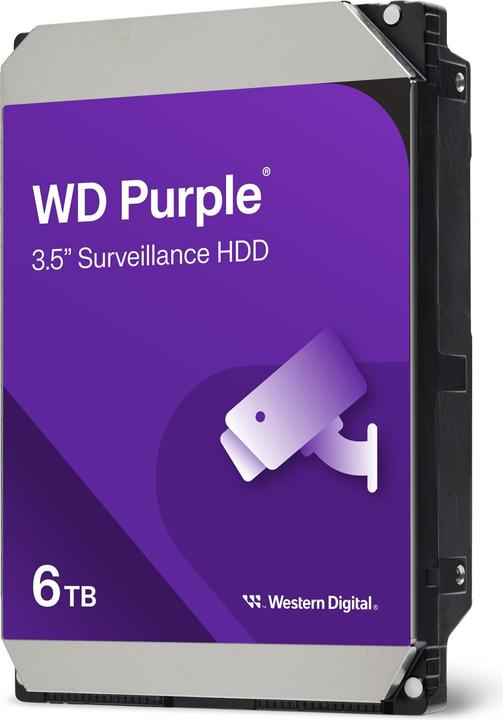Produktbild WD Purple (6 TB, 3.5", CMR)
