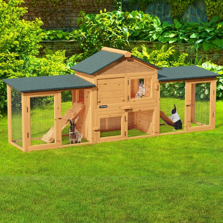 Actual product image Deuba Rabbit hutch