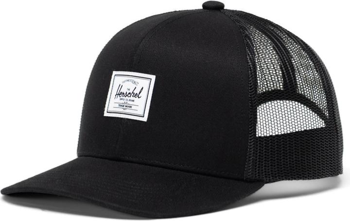 Herschel Cap Whaler Cotton Mesh - Schwarz (One Size)