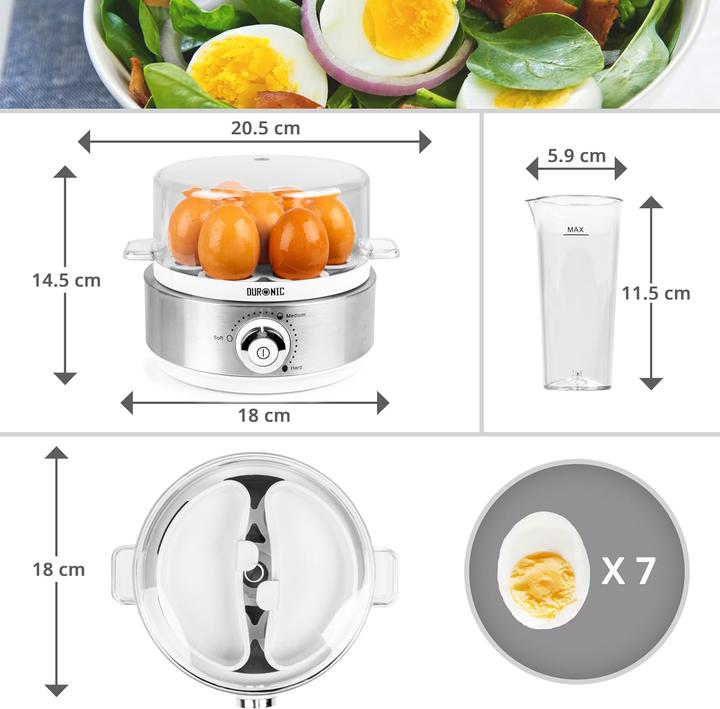 Produktbild Duronic Eierkocher für 7 Eier