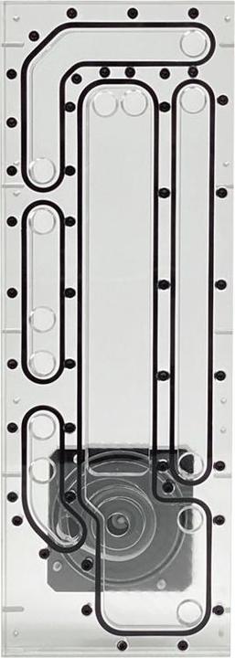 Actual product image Stealkey Customs SK-Crossflow Distroplate D5/DDC - Acrylic