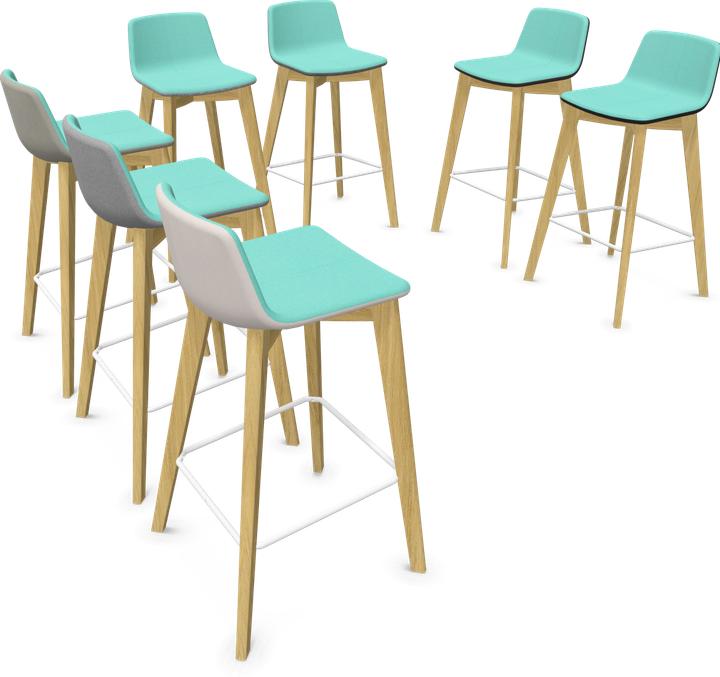 Actual product image Narbutas Twist & Sit Bar Stool