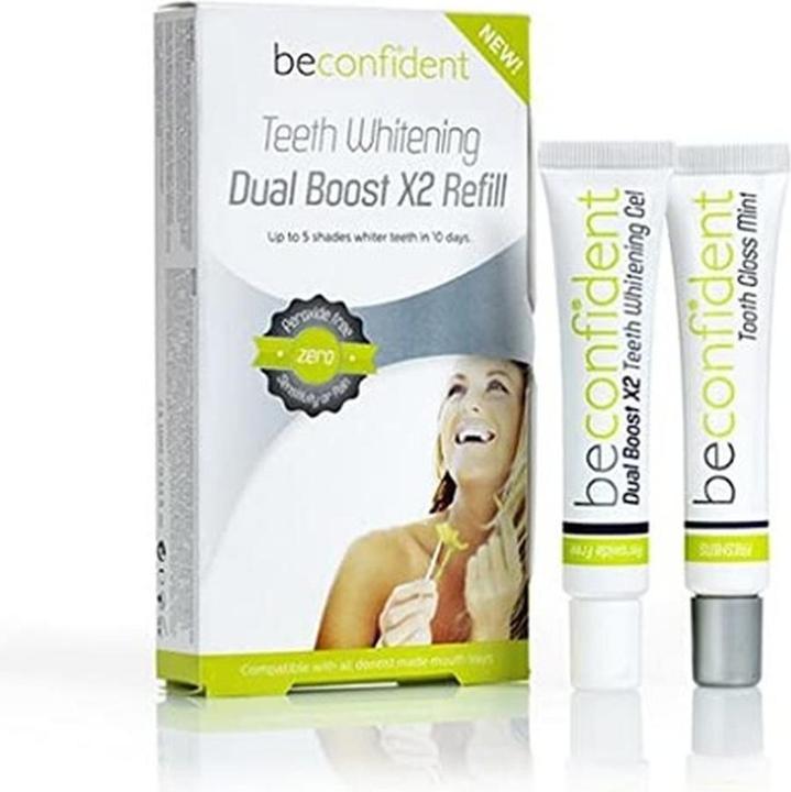 Actual product image Beconfident TEETH WHITENING dual boost X2 refill