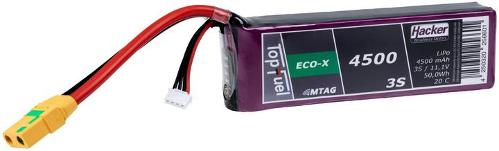 Image du produit Hacker TopFuel Eco-X 20C 4500mAh 3S MTAG (11.10 V, 4500 mAh)
