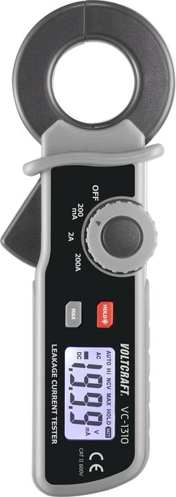 Actual product image Voltcraft VC-1310 Current clamp digital CAT II 600V Display (Counts): 1999 (CAT II 600V)