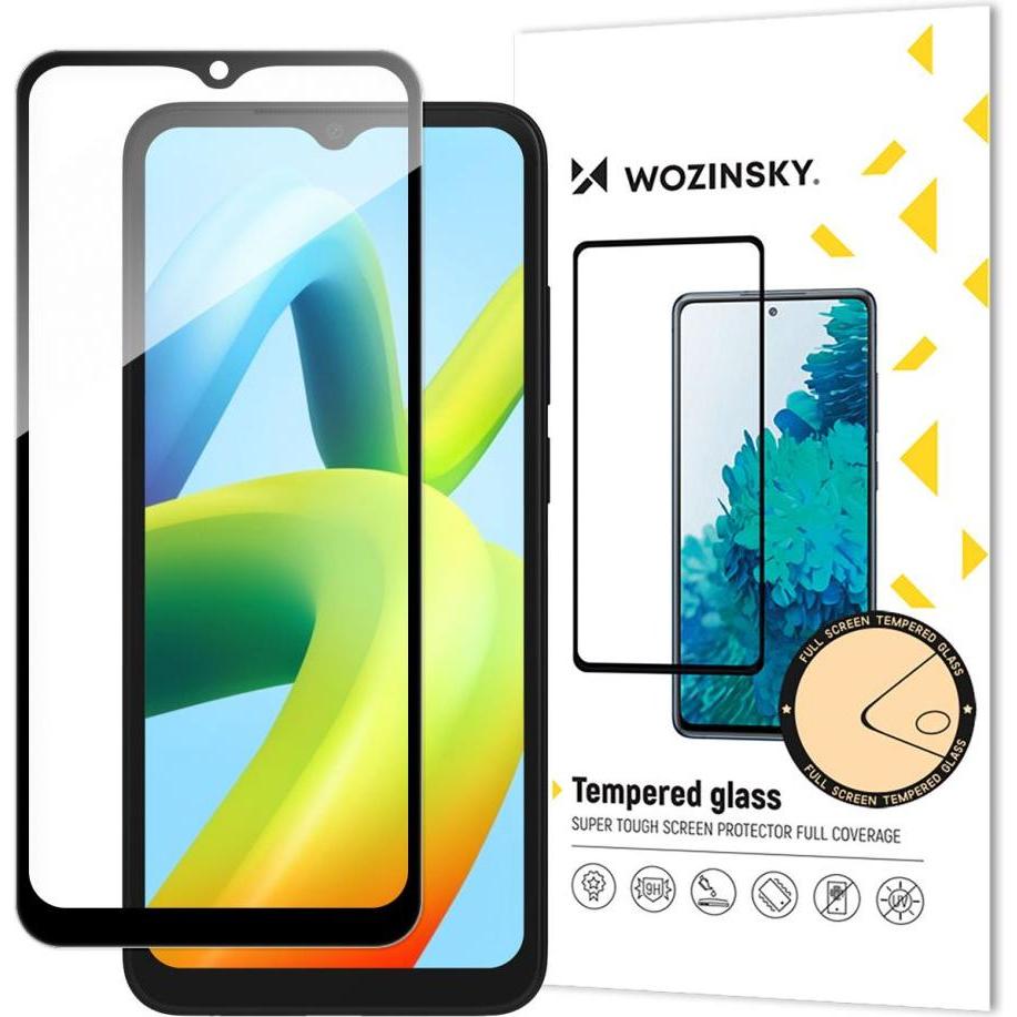 Wozinsky Full Glue Tempered Glass Tempered Glass For Xiaomi Redmi A2 / Redmi A1 9H Full Screen Cover (1 Stück, Xiaomi Re...