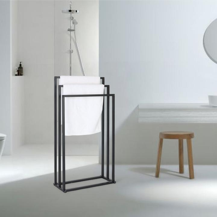 Actual product image Relaxdays towel bar