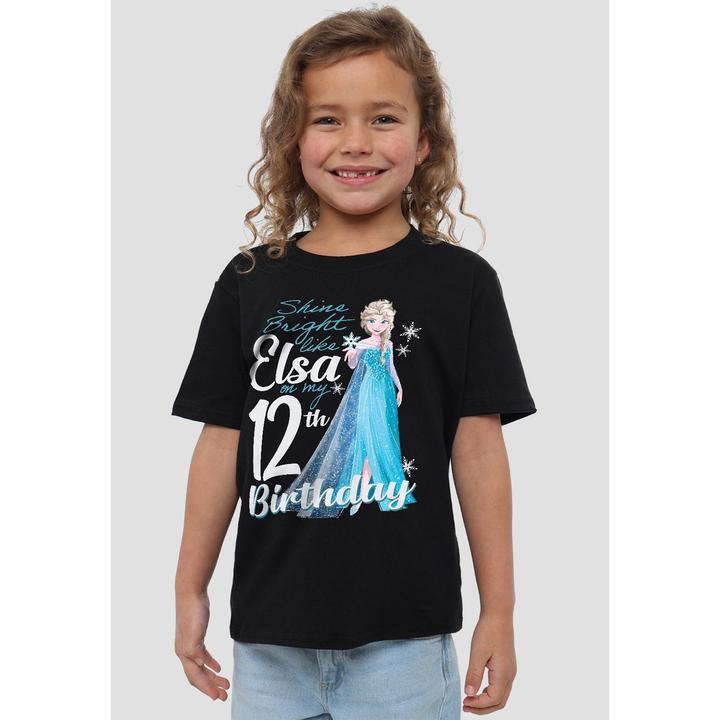 Produktbild Disney Frozen Bright Like Elsa TShirt 12er Geburstag (128)