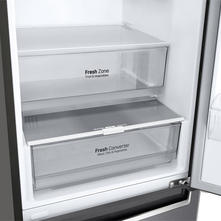 Actual product image LG Refrigerator-freezer combination GBP62DSNGN, Graphite, Right (384 l)