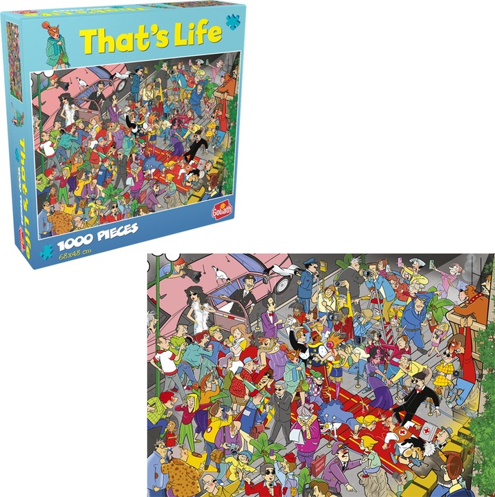 Actual product image Goliath Toys Puzzle That's Life Red Carpet (1000 pieces)