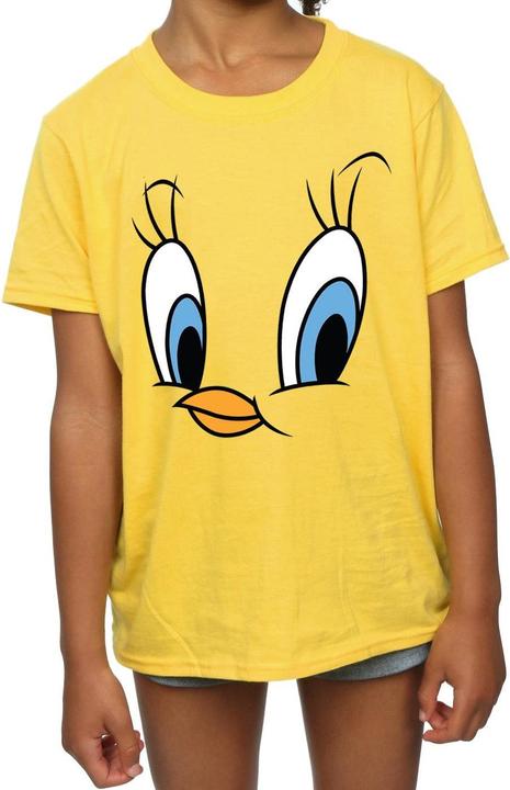Immagine prodotto Looney Tunes Tweety Pie Face Maglietta Ragazze (128)