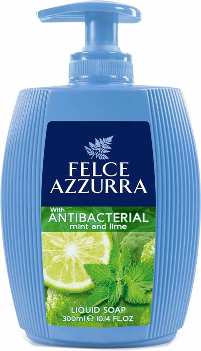 Actual product image Felce Azzurra Antibacterial Mint and Lime (Liquid soap, 300 ml)