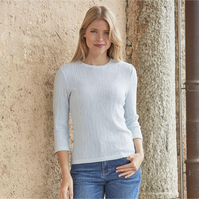 Image du produit Artime Shirt jacquard structuré pour dames (S)