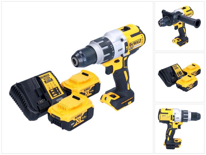 Produktbild DeWalt DCD 996 P2 Akku Schlagbohrschrauber 18 V 95 Nm Brushless + 2x Akku 5,0 Ah + Ladegerät