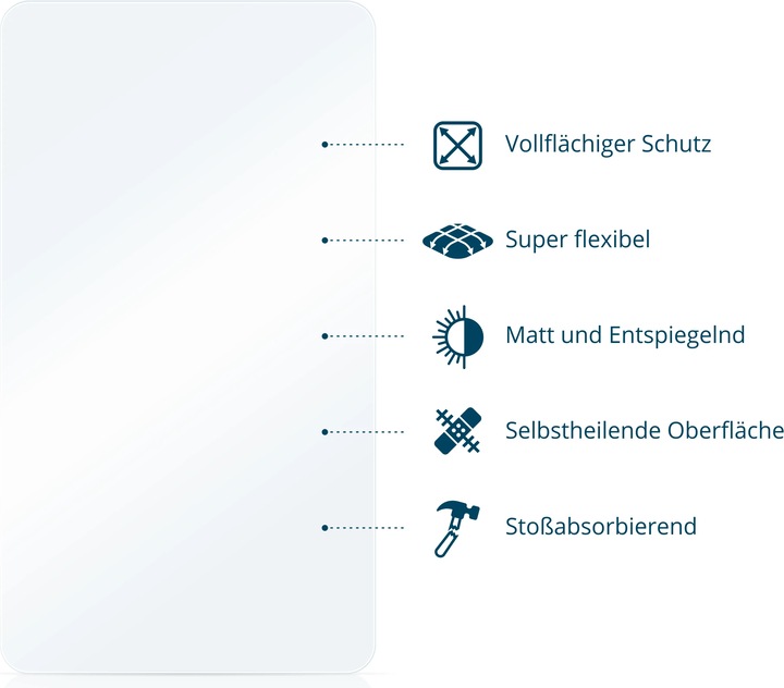 Produktbild BROTECT Full-Cover Displayschutz Matt (2 Stück, Samsung Galaxy S23+)
