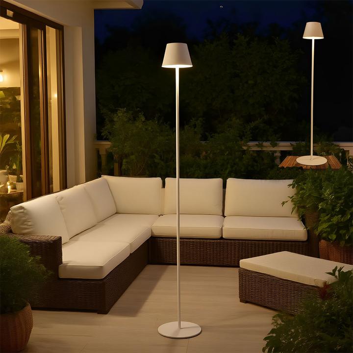 Produktbild Casativo Moderne höhenverstellbare LED-Stehlampe, dimmbar, weiss, 50 /90/130 cm (80 lm)