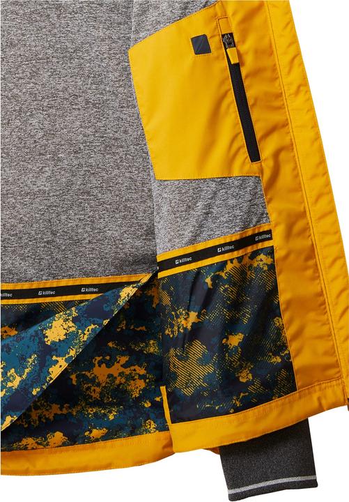 Image du produit Killtec Garçons Rur BYS JCKT B Veste fonctionnelle/Vélo avec capuche amovible, jaune brûlé, 1 (152)