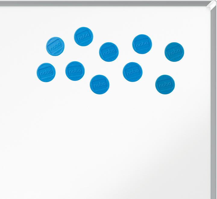 Immagine prodotto Nobo Magnete rotondo 24mm 1915292 blu 10 pezzi (10 x)