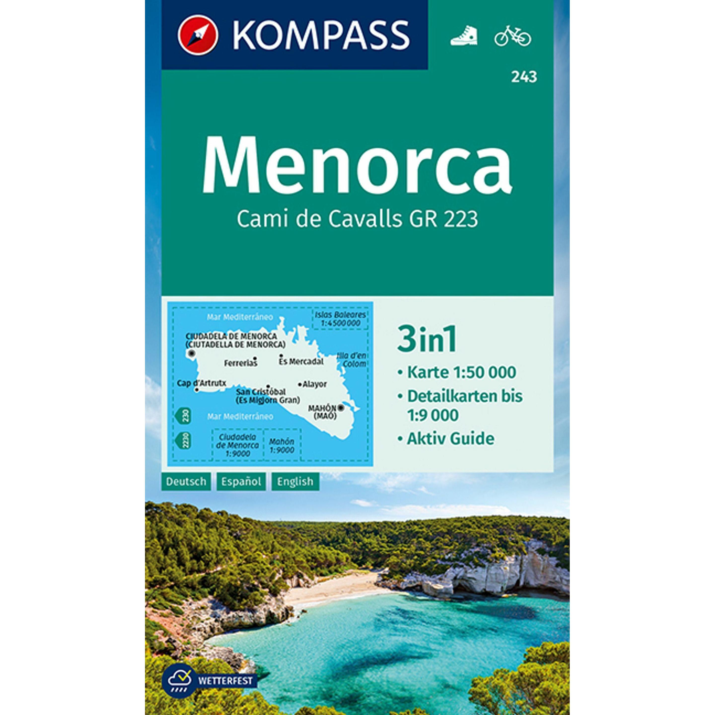 Kompass Karten Kompass Kte. Menorca (243) (35229102)