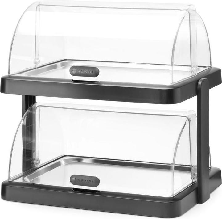 Hendi Roll-Top-Kühldisplay doppelt. 440x320x(H)440 mm