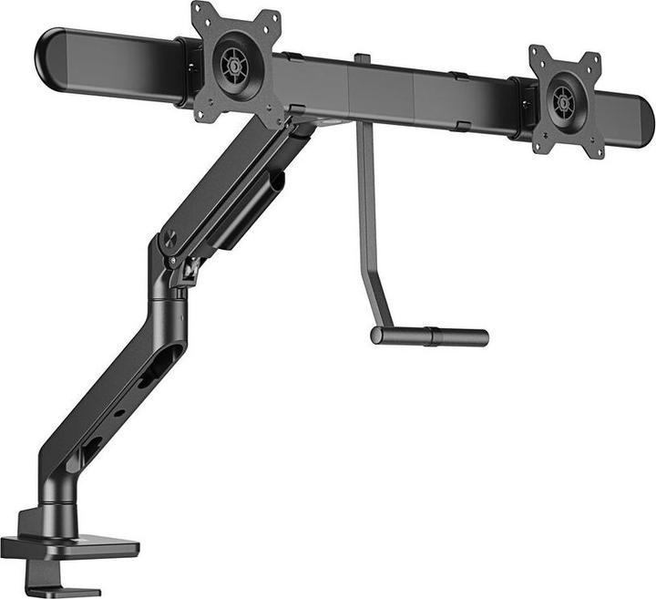 Actual product image ACT Dual monitor arm office premium, with gas spring, crossbar (32")