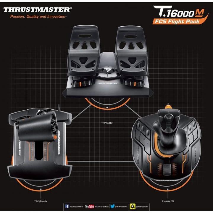 Actual product image Thrustmaster T.16000M FCS Flight Pack (PC)
