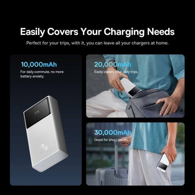 Productafbeelding Baseus Star Lord Digitaal Display Snel Opladen Power Bank (30000 mAh, 3000 W, 111 Wh)