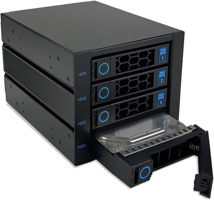 Actual product image Fantec WR-C3141-6G Backplane for 4x 3.5/2.5 HDD/SSD (3.5", 2.5")