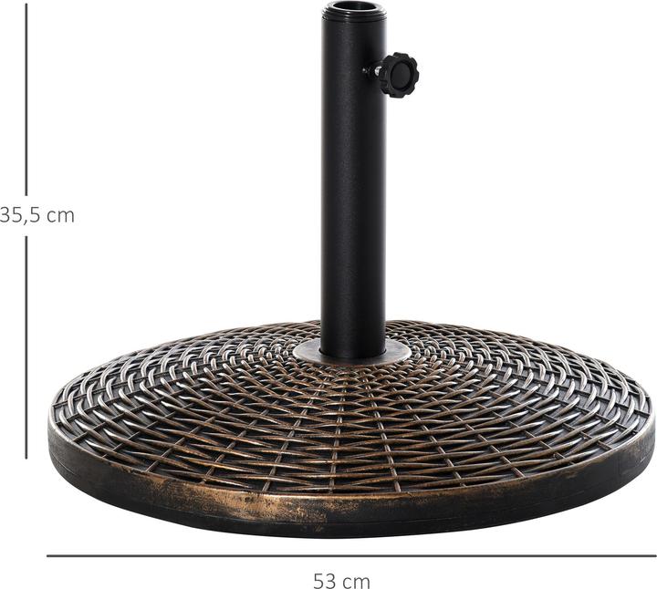 Produktbild Outsunny Sonnenschirmständer