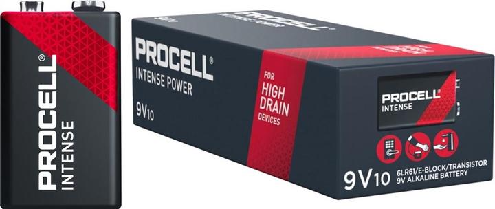 Productafbeelding Duracell Procell Intense Power (10 Pcs., 9V Block, 673 mAh)