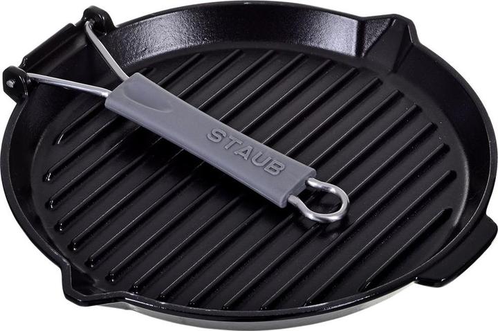 Actual product image Staub Grill pan (27 cm, Grill pan, Cast iron)