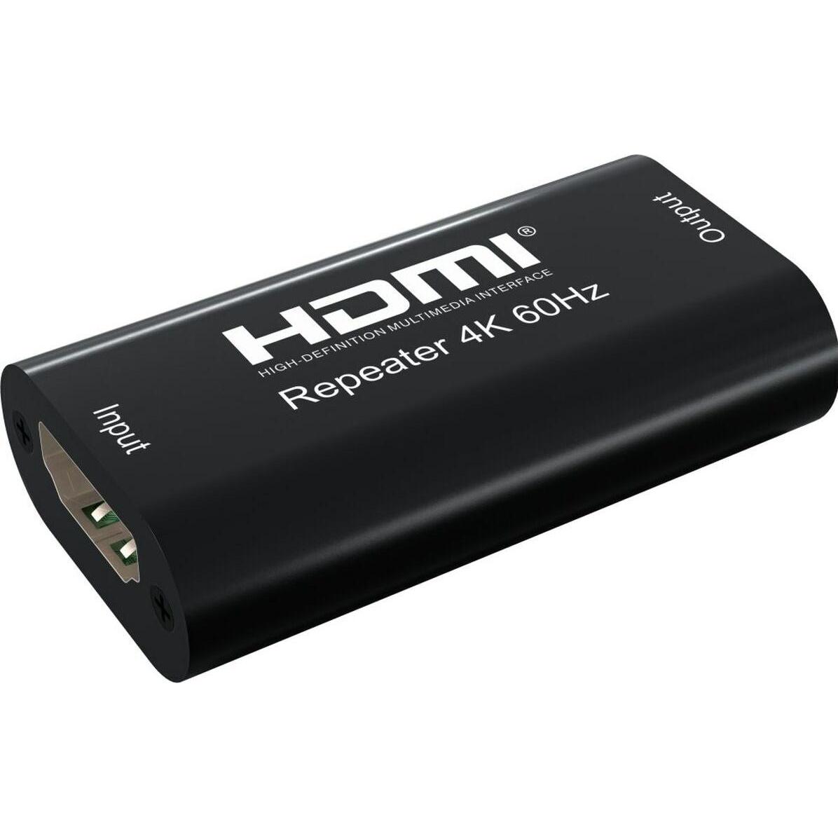 Techly Ripetitore HDMI 2.0 4K YUV 4:4:4, Switch box