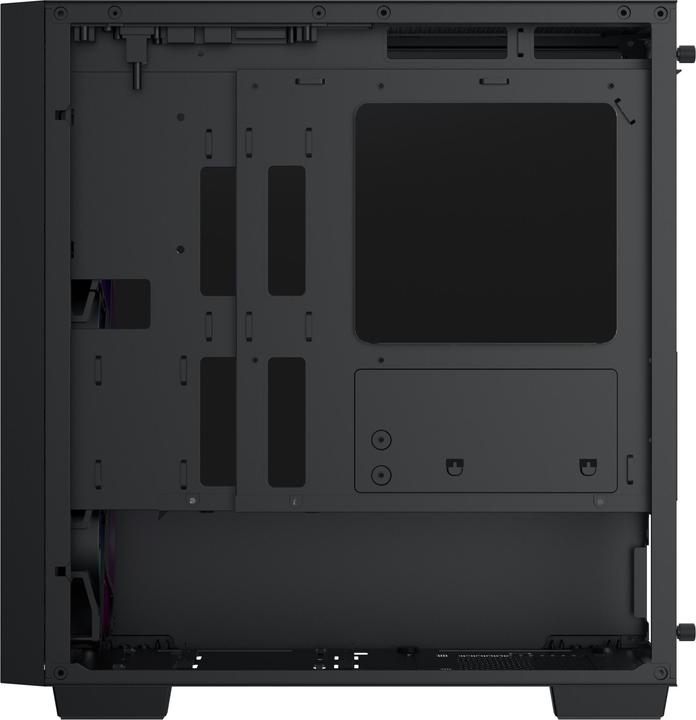 Actual product image Xigmatek Boitier Mini Tour Micro ATX NYX Air II RGB avec panneau vitré (Noir) (mATX, Mini-ITX)