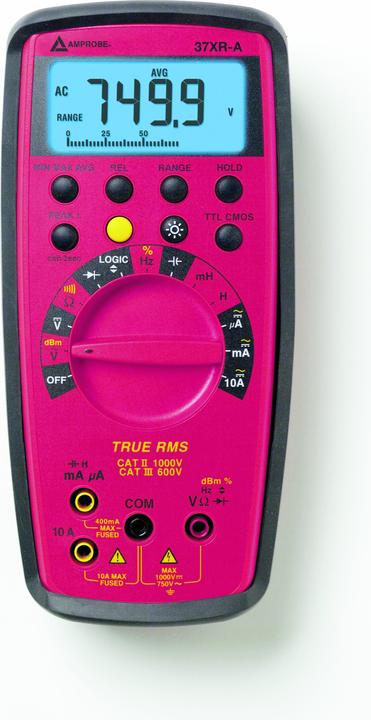 Image du produit Beha Amprobe Multimètre portatif numérique 37XR-A (CAT II 1000V, CAT III 600V)
