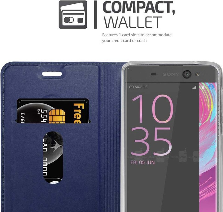 Actual product image Cadorabo Book Classy Style Cover (Sony Xperia XA)