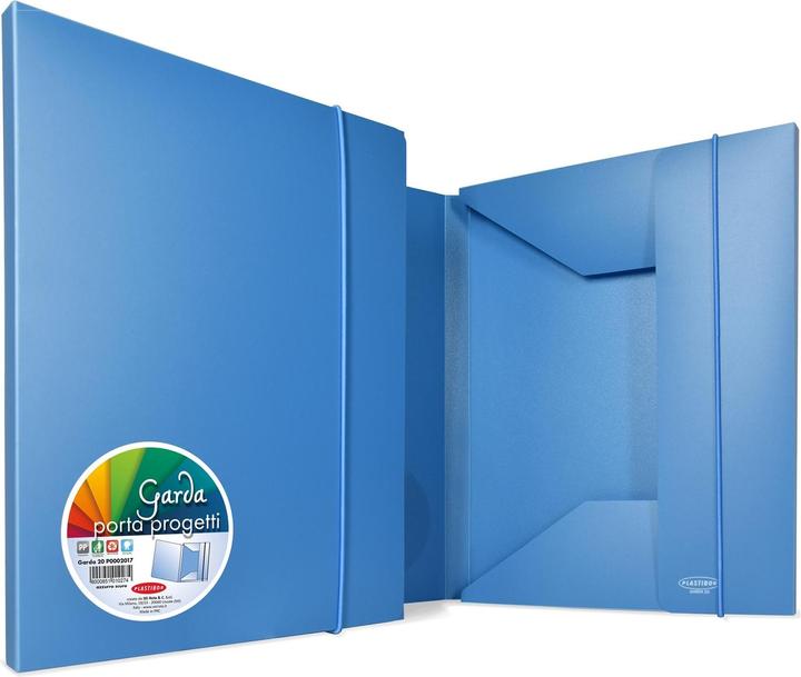 Produktbild Sei Rota Plastibor 3 Flap Folder Garda 20 Hellblau (A4, 12 x)