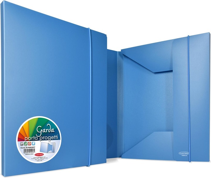 Produktbild Sei Rota Plastibor 3 Flap Folder Garda 20 Hellblau (A4, 12 x)