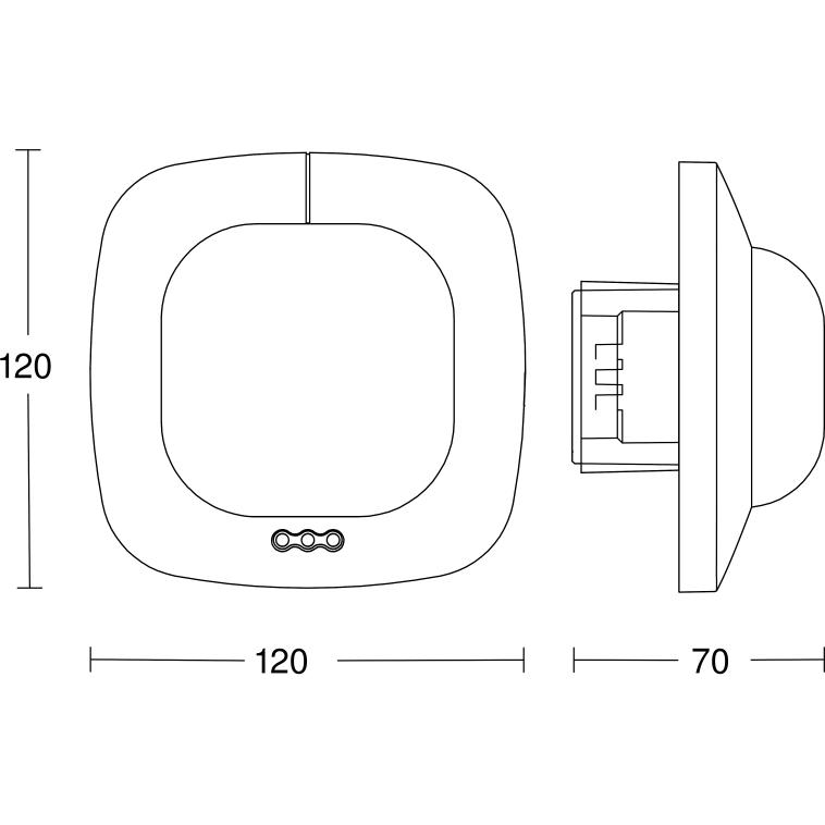 Thumbnail - Steinel, Bewegungsmelder, Präsenzmelder IR Quattro HD (8 m)