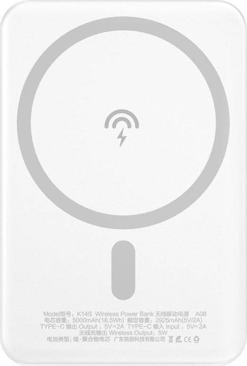 Produktbild Dudao MagSafe Charger (5000 mAh, 10 W, 18.50 Wh)